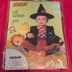 Size 12-18 Month lil witch costume
